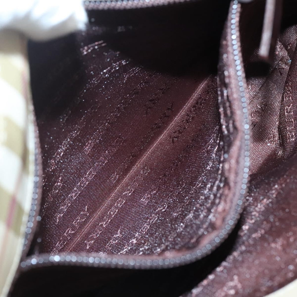 Burberry Nova Check Handbag Nova Check Canvas Beige Canvas Handbag