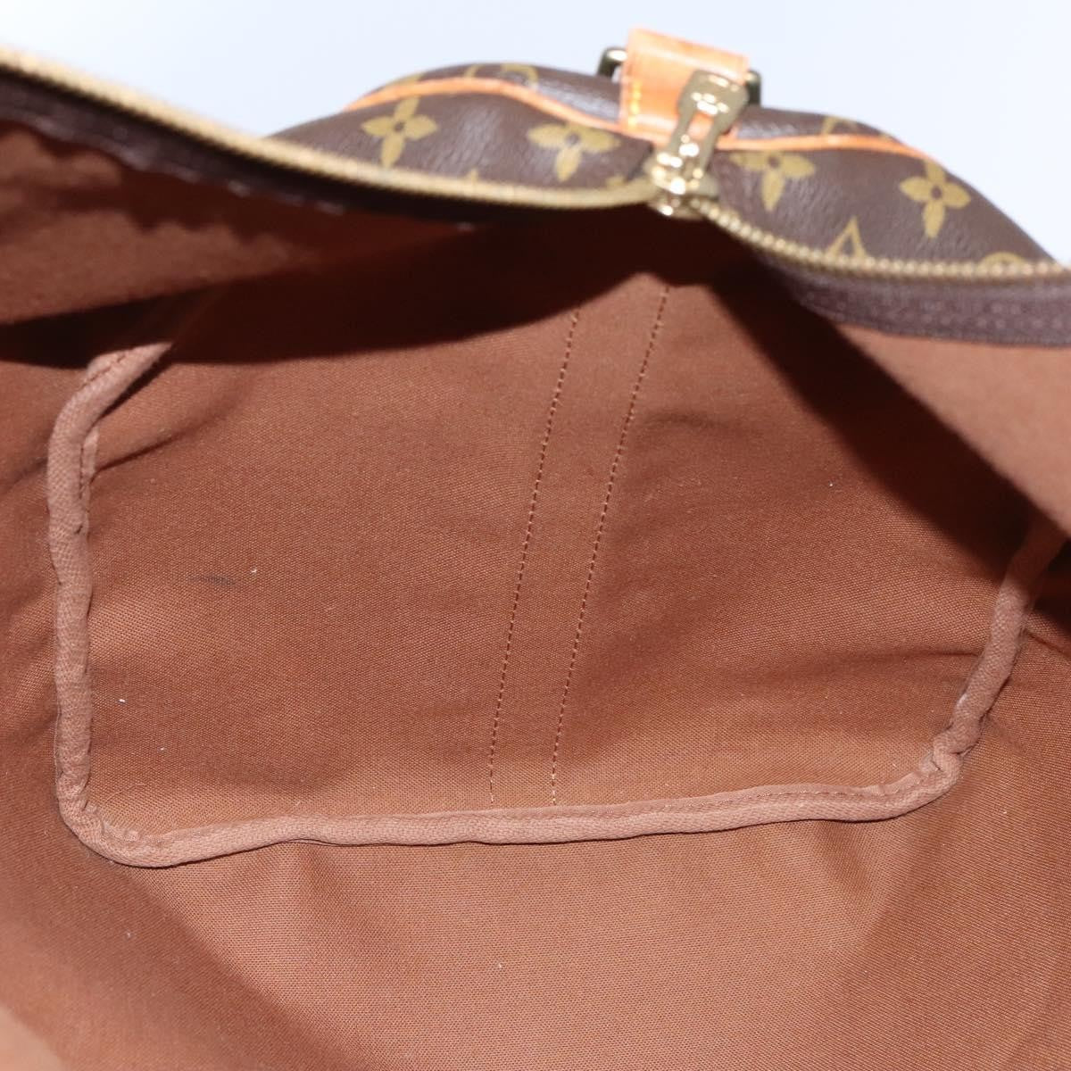 Louis Vuitton Keepall Bandouliere Bag Monogram Canvas Brown Canvas Travel Bag