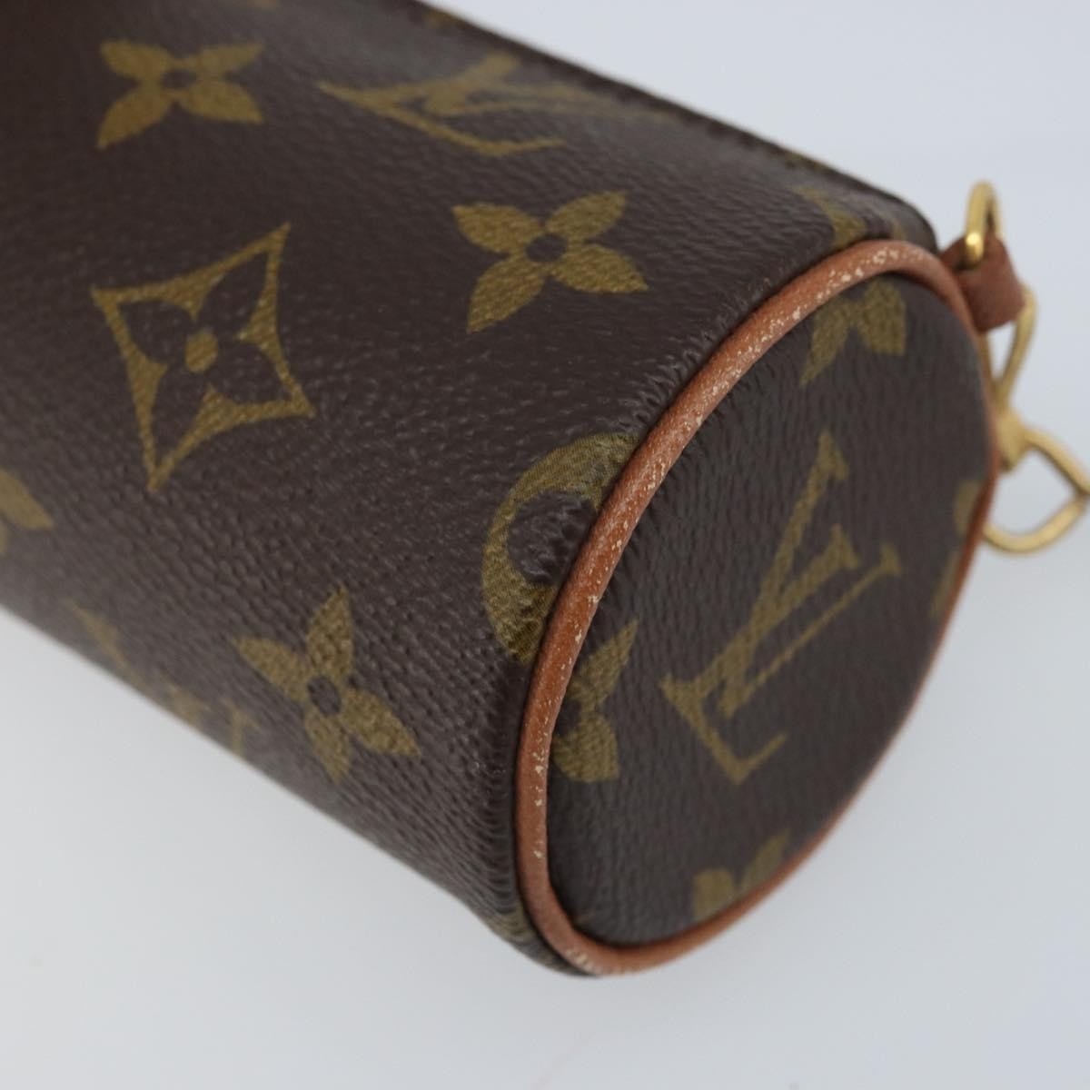 Louis Vuitton Papillon Pochette Monogram Canvas Brown Canvas Clutche & Pouche Bag