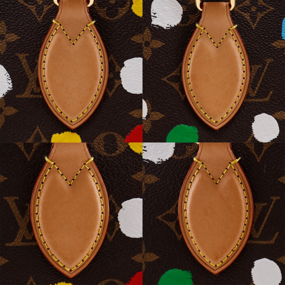 Louis Vuitton Onthego Tote Yayoi Kusama Painted Dots Monogram Canvas Multicolour Canvas Tote Bag