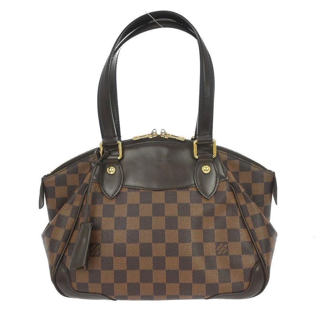 Louis Vuitton Verona Handbag Damier Brown Canvas Handbag