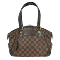 Louis Vuitton Verona Handbag Damier Brown Canvas Handbag