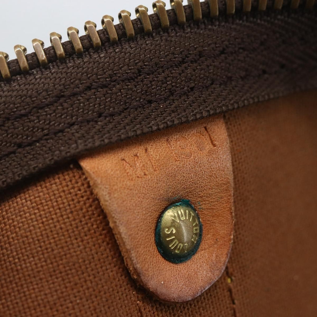 Louis Vuitton Keepall Bag Monogram Canvas Brown Canvas Travel Bag