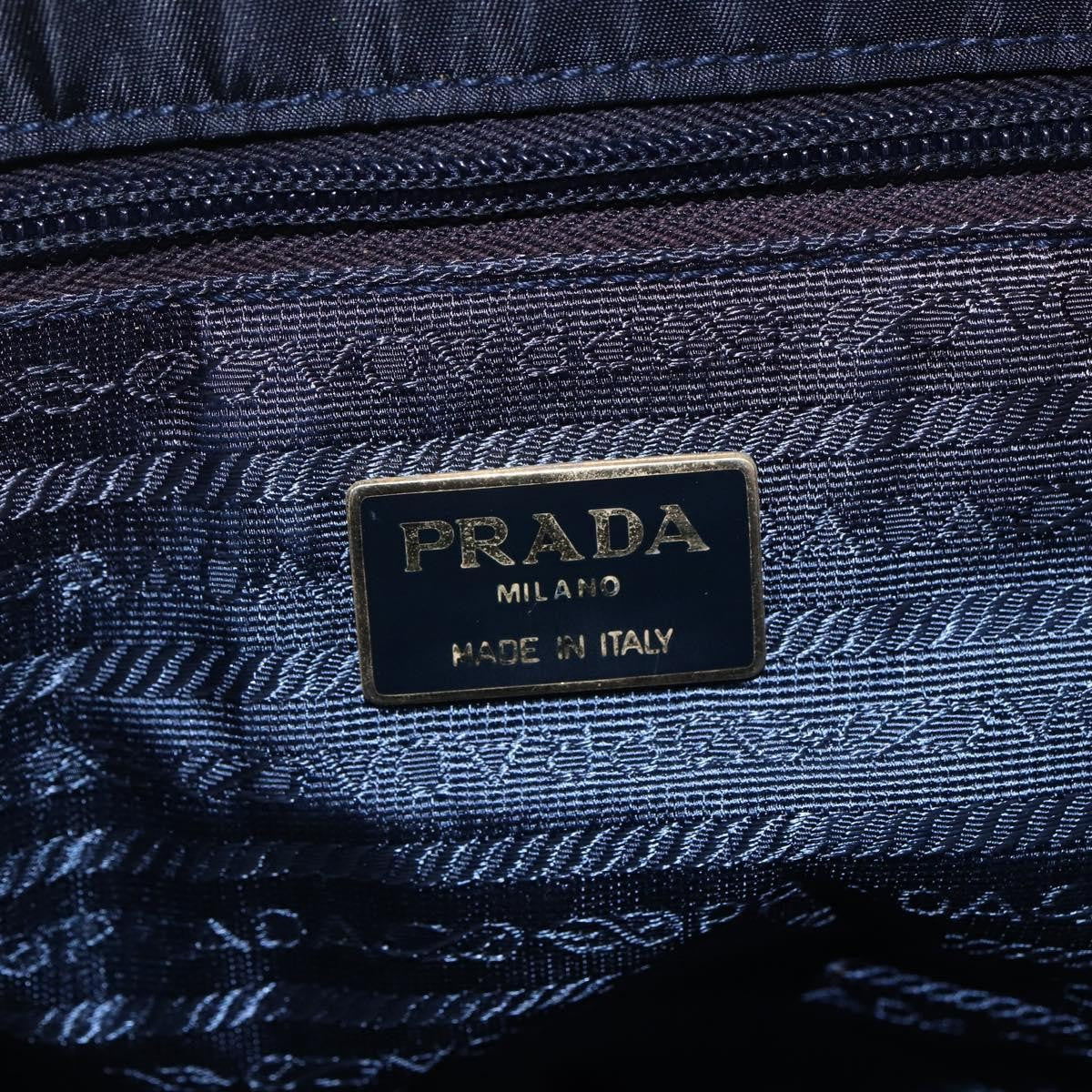 Prada Front Pocket Zip Tote Tessuto Black Nylon Tote Bag Bag