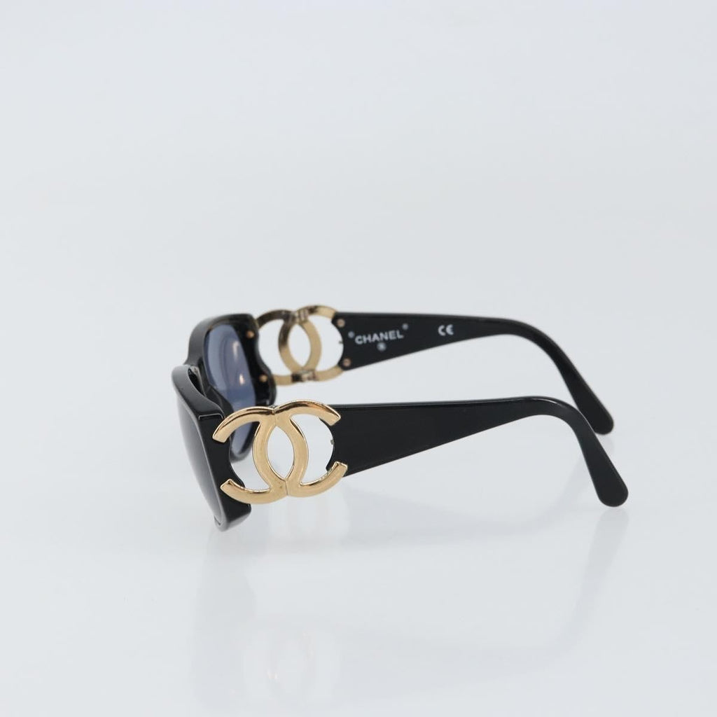 Chanel Logo Cc Sunglasses Plastic Black Plastic Sunglasse Accessory
