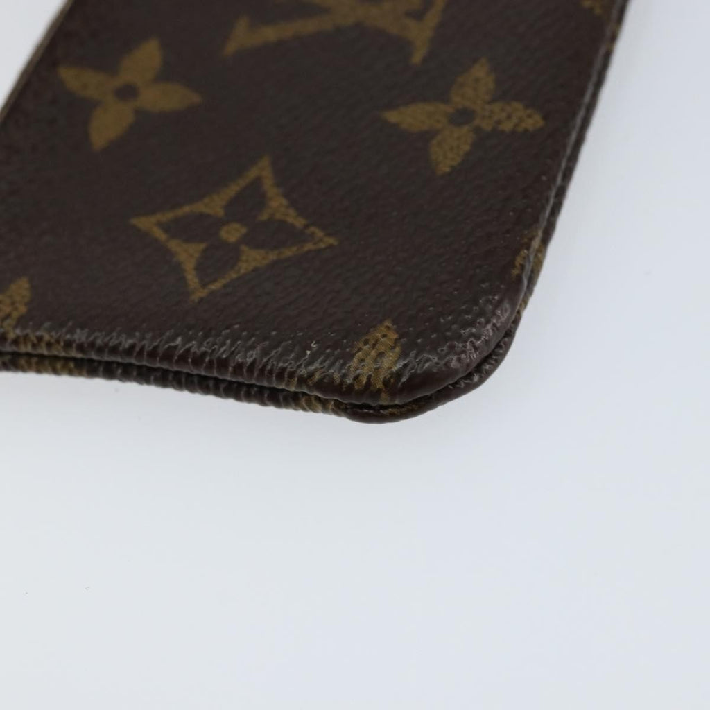 Louis Vuitton Pochette Clés Monogram Canvas Brown Canvas Wallets Accessory