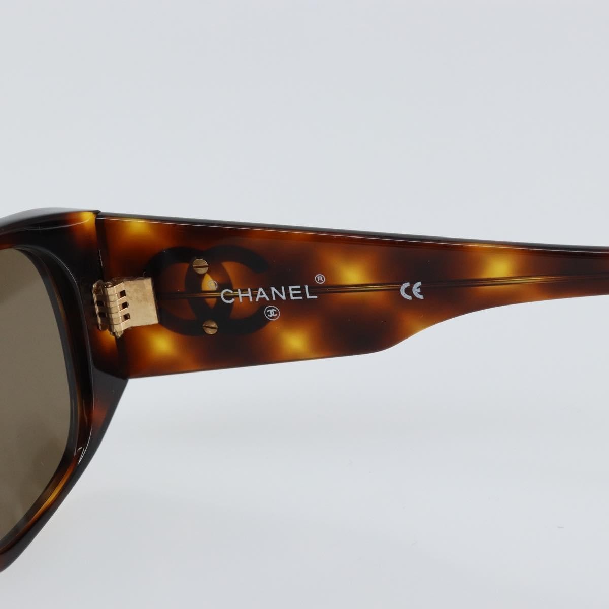 Chanel Chanel Logo Sunglasses Eye Wear Plastic Brown Plastic Sunglasse Accessory