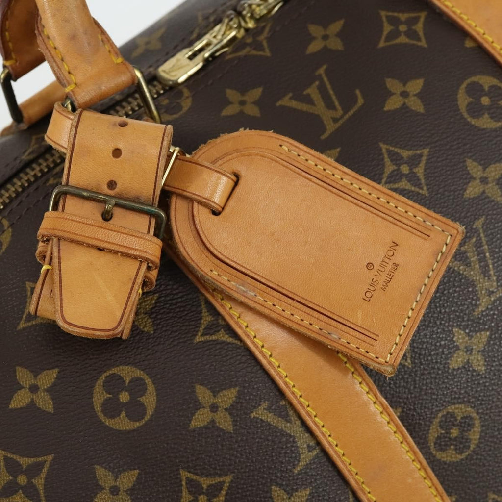 Louis Vuitton Keepall Bag Monogram Canvas Brown Canvas Travel Bag