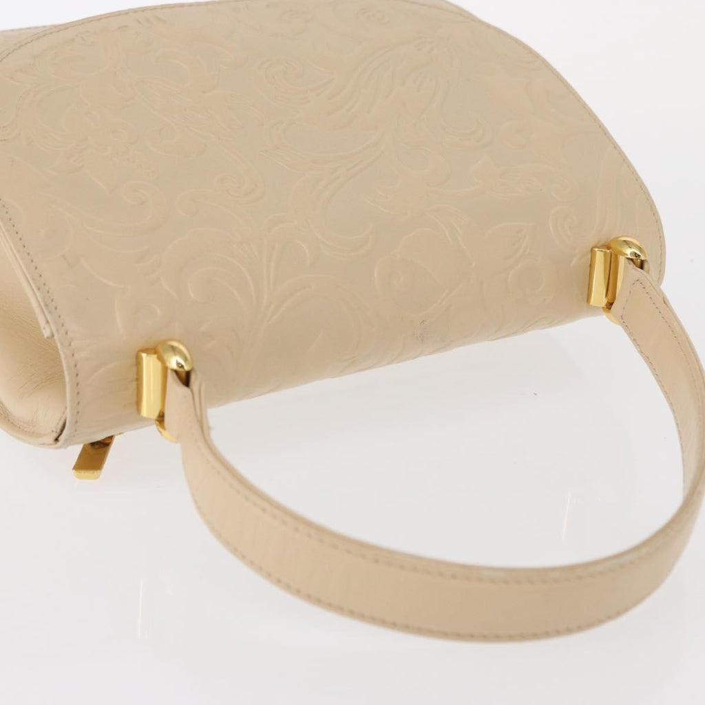 Balenciaga Vintage Handbag Leather Beige Leather Hand