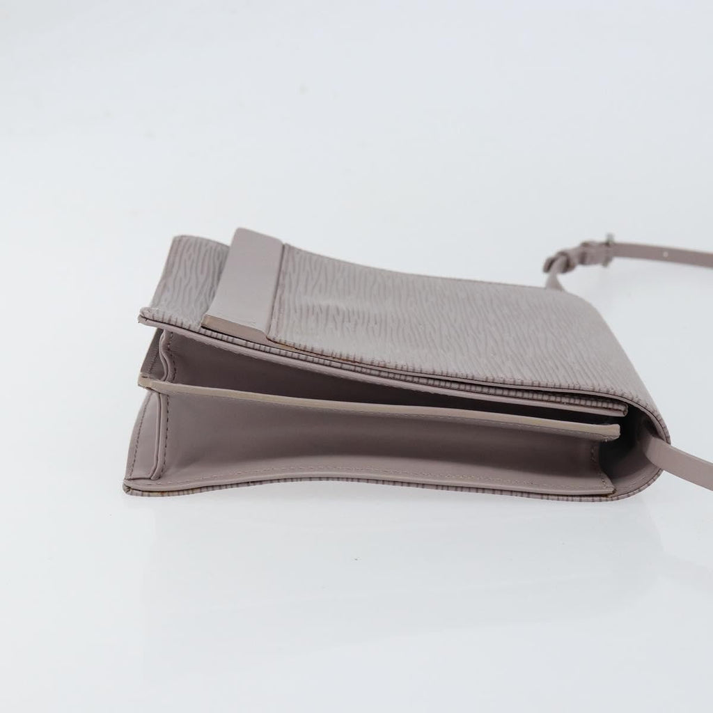 Louis Vuitton Biarritz Shoulder Bag Epi Leather Purple Leather Clutche & Pouche Bag