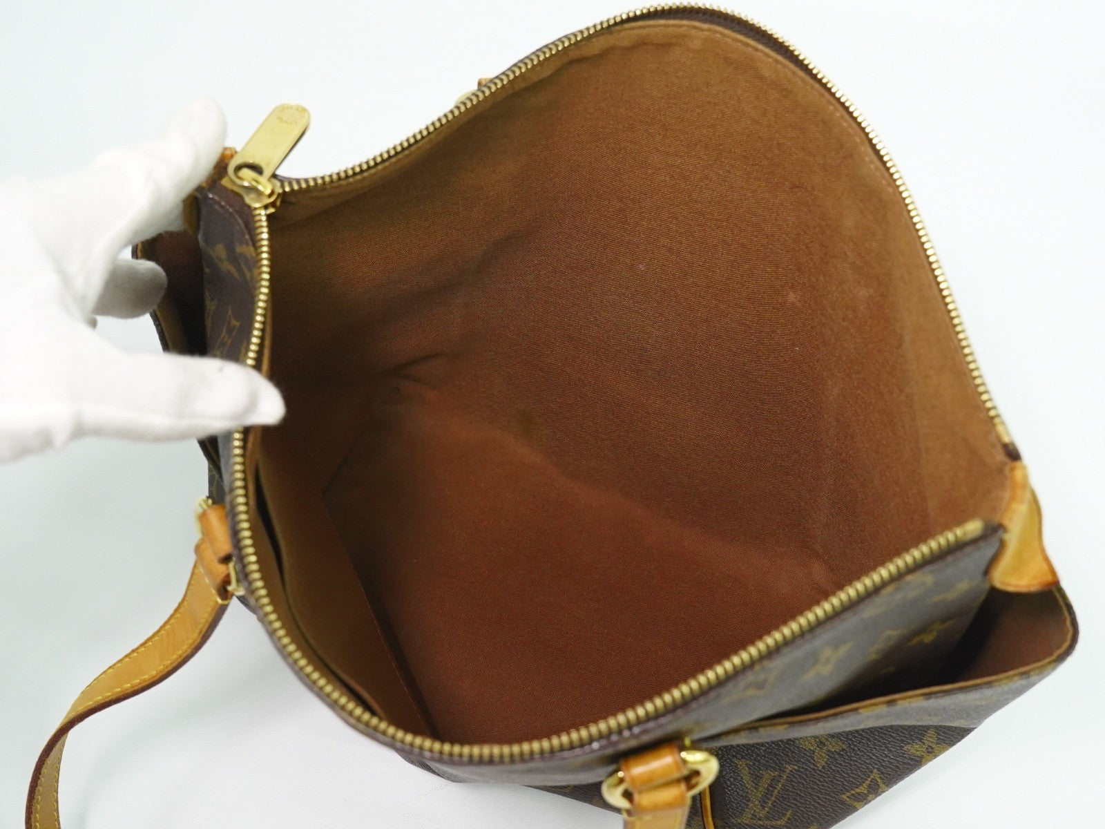 Louis Vuitton Totally Handbag Monogram Canvas Brown Canvas Tote Bag