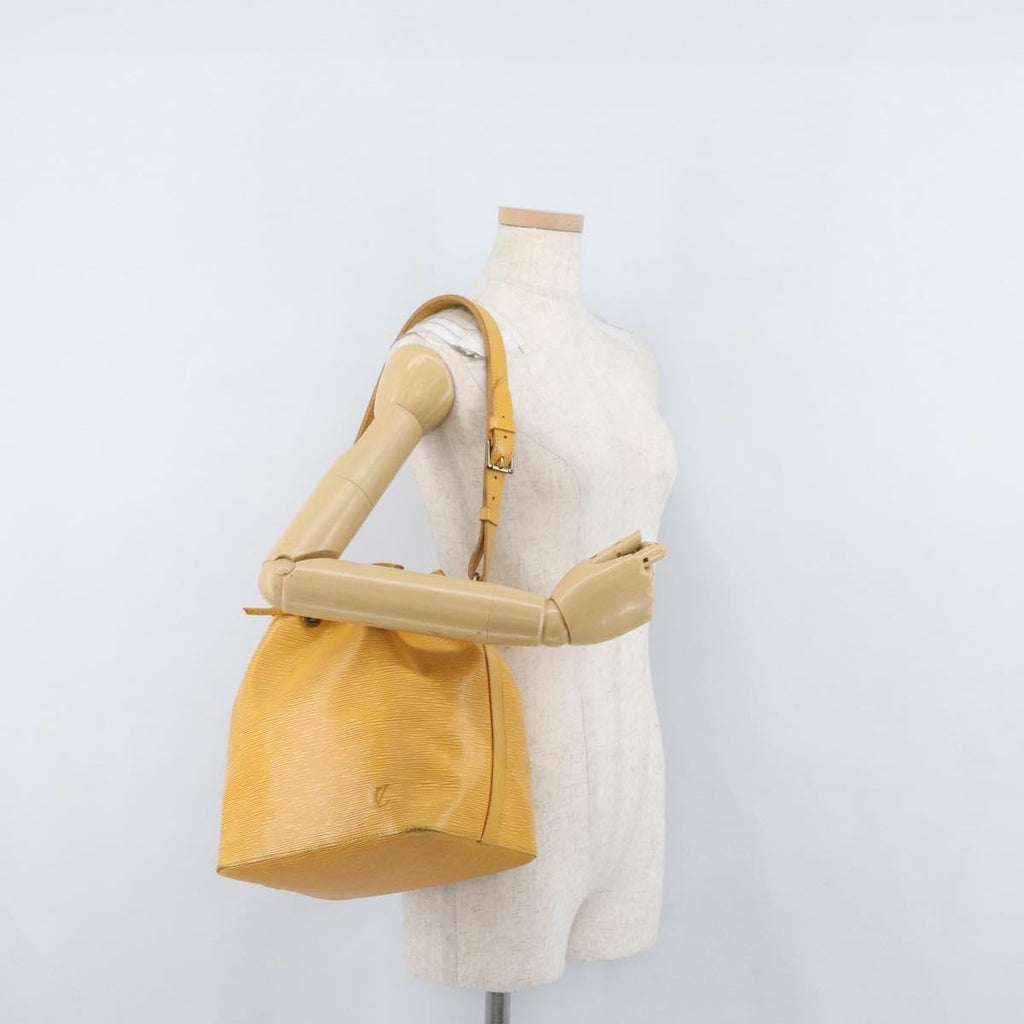 Louis Vuitton Petit Noe Handbag Epi Leather Yellow Leather Shoulder Bag