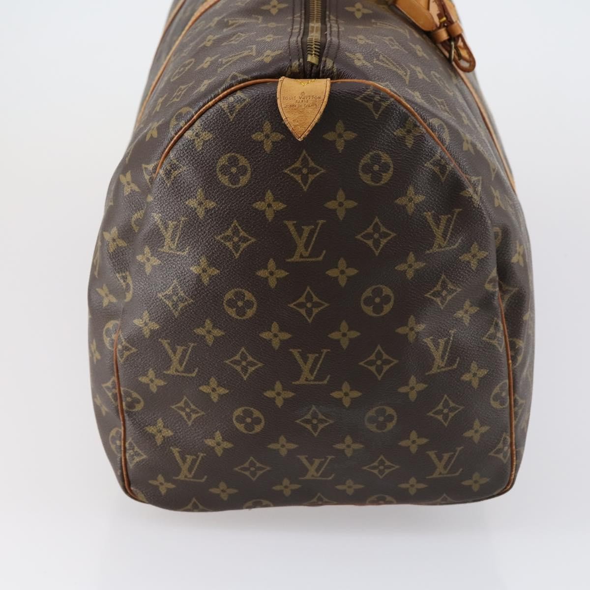 Louis Vuitton Keepall Bag Monogram Canvas Brown Canvas Travel Bag