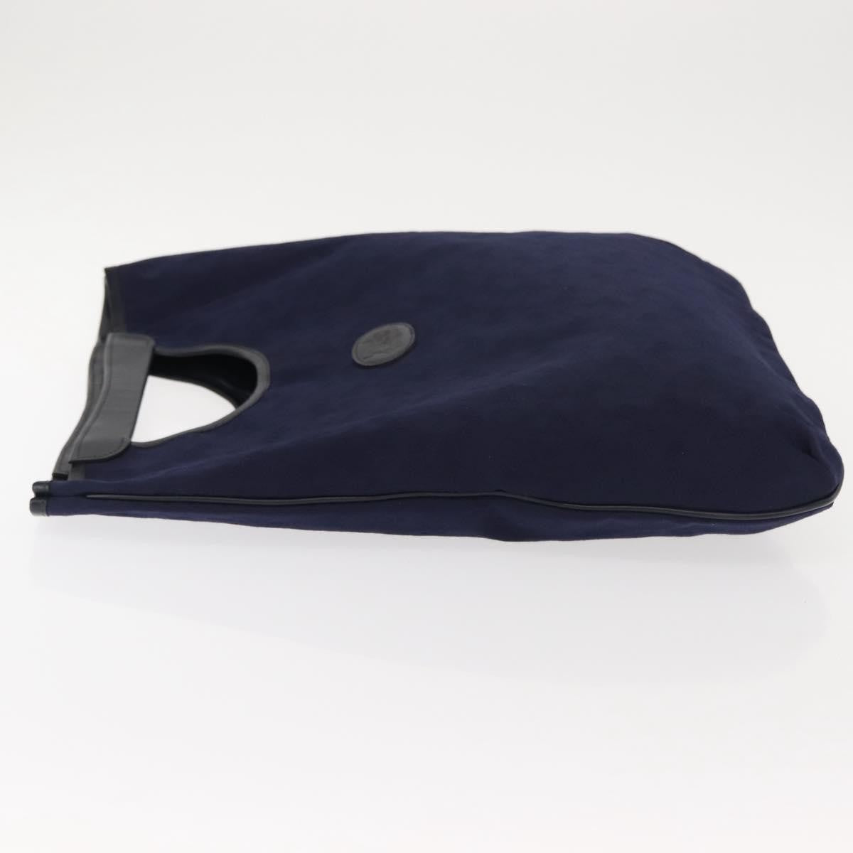 Celine C Sulky Handbag Suede Navy Suede Handbag