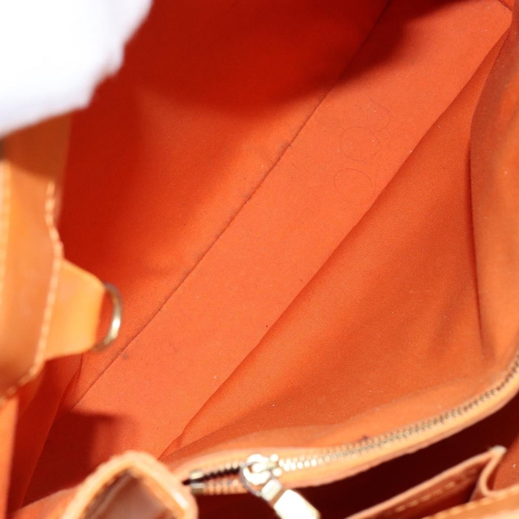 Louis Vuitton Mandara Handbag Epi Leather Orange Leather Shoulder Bag
