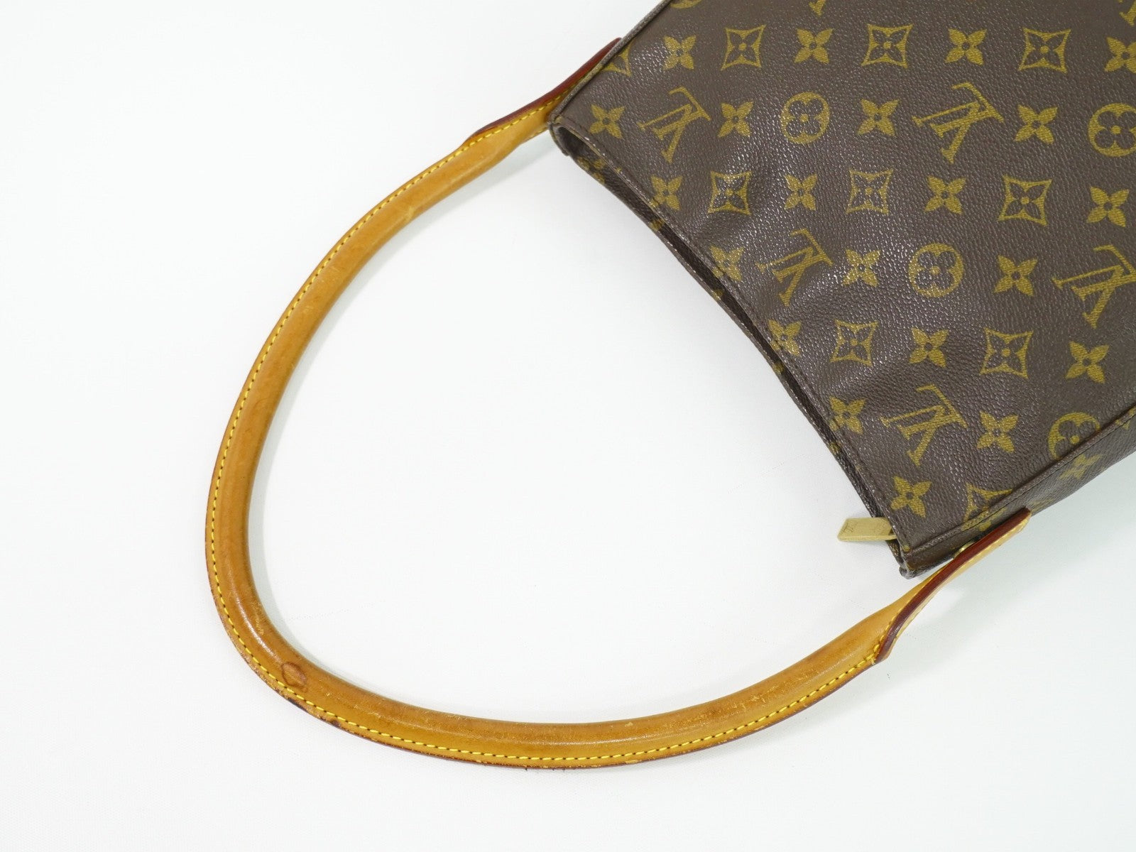 Louis Vuitton Monogram Looping Handbag Monogram Canvas Brown Canvas Shoulder Bag