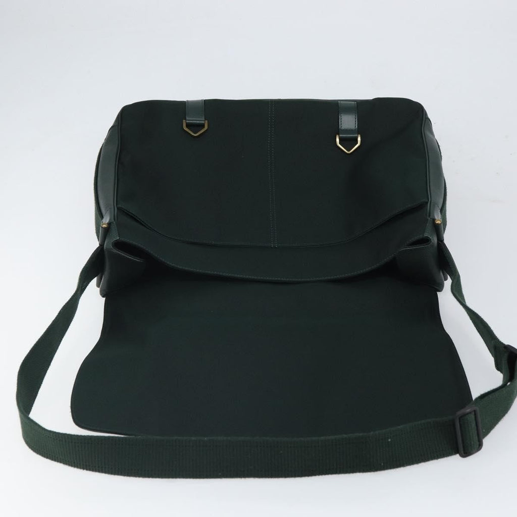 Louis Vuitton Dersou Bag Taiga Leather And Canvas Green Leather Shoulder Bag