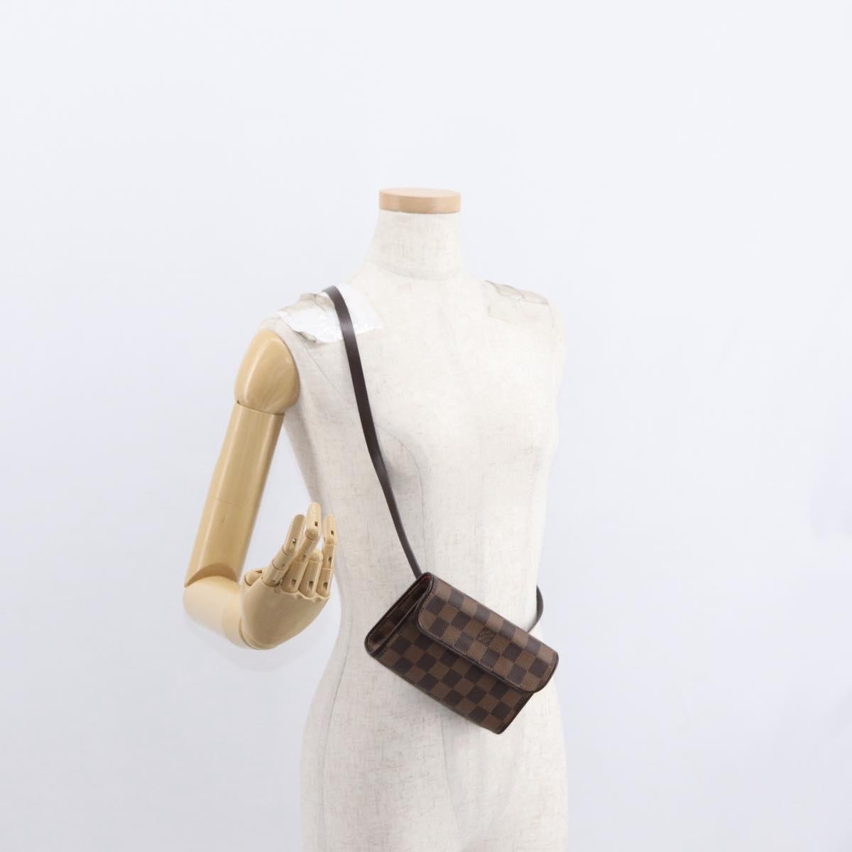 Louis Vuitton Florentine Waist Bag Monogram Canvas Brown Canvas Clutche & Pouche Bag