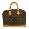 Louis Vuitton Alma Handbag Monogram Canvas Brown Canvas Handbag