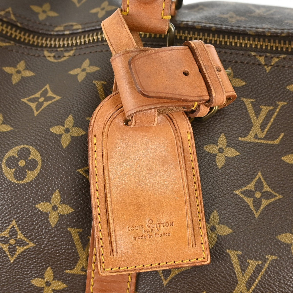 Louis Vuitton Keepall Bag Monogram Canvas Brown Canvas Travel Bag