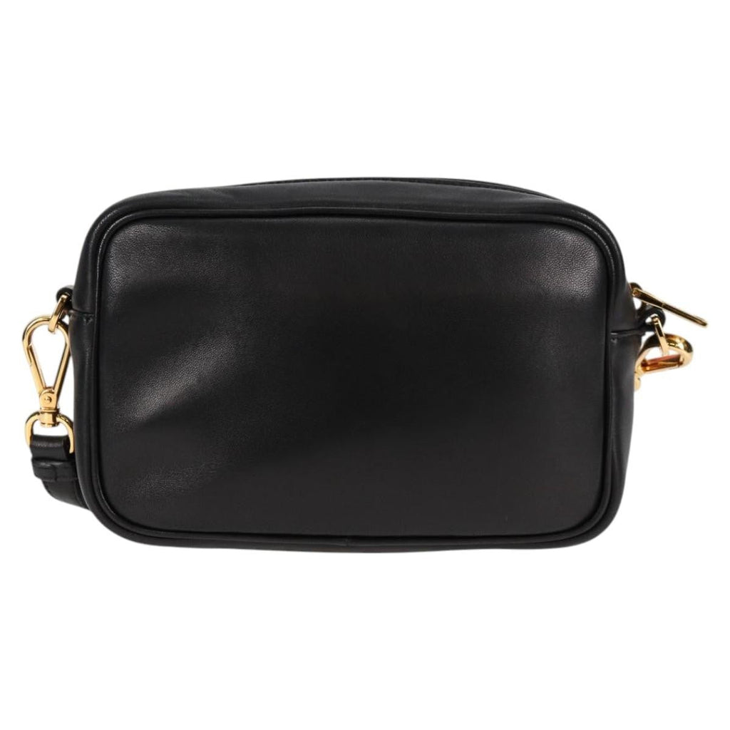 Prada Bow Camera Crossbody Bag Nappa Leather Black Leather Shoulder Bag Bag