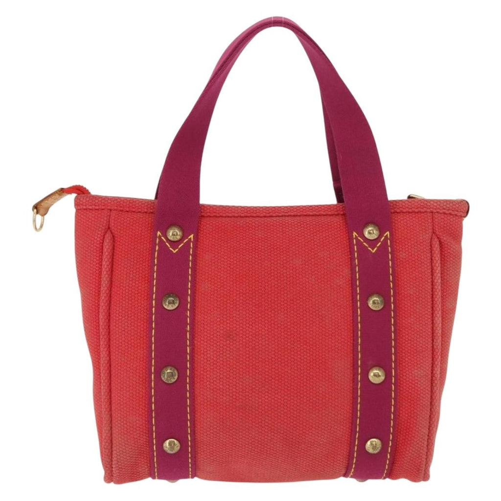 Louis Vuitton Antigua Tote Canvas Red Canvas Tote Bag