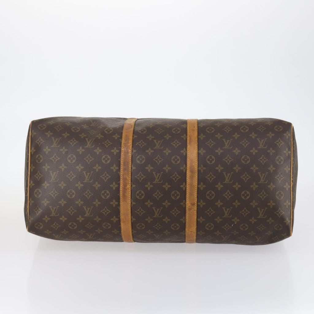 Louis Vuitton Keepall Bag Monogram Canvas Brown Canvas Travel Bag