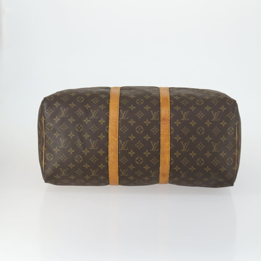 Louis Vuitton Keepall Bag Monogram Canvas Brown Canvas Travel Bag