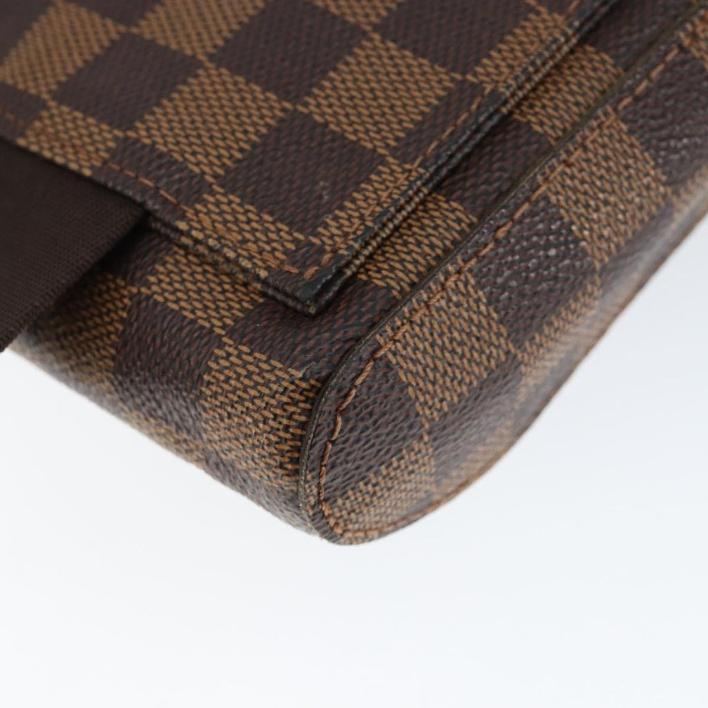 Louis Vuitton Geronimos Waist Bag Damier Brown Canvas Clutche & Pouche Bag