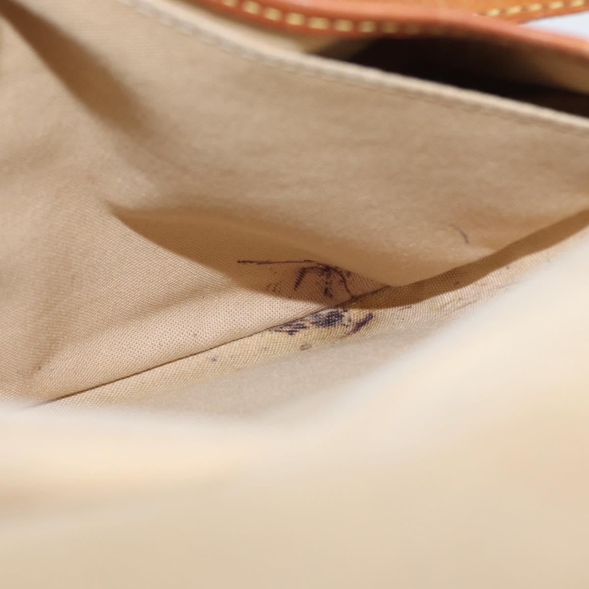 Louis Vuitton Saumur Handbag Damier Beige Canvas Shoulder Bag