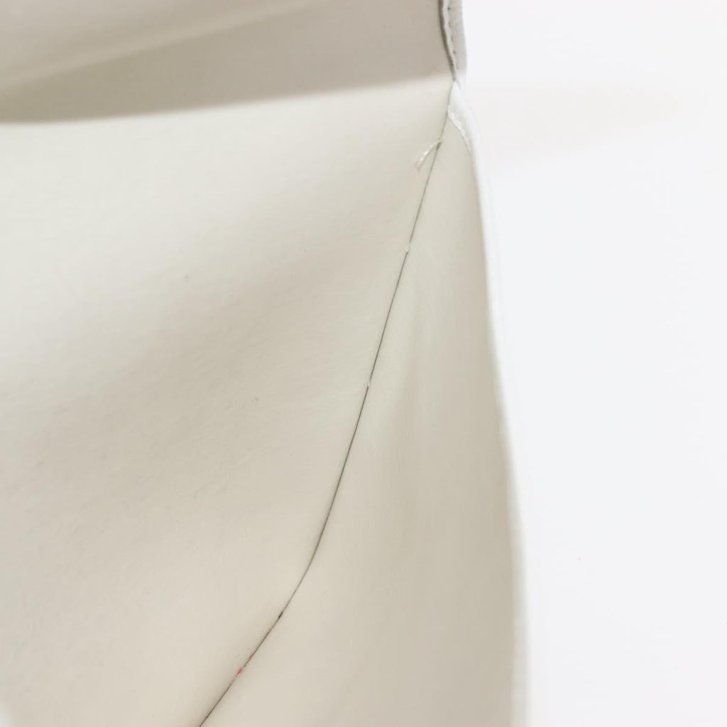 Christian Dior Vintage Honeycomb Clutch Canvas White Canvas Clutche & Pouche Bag (Pre-Owned)