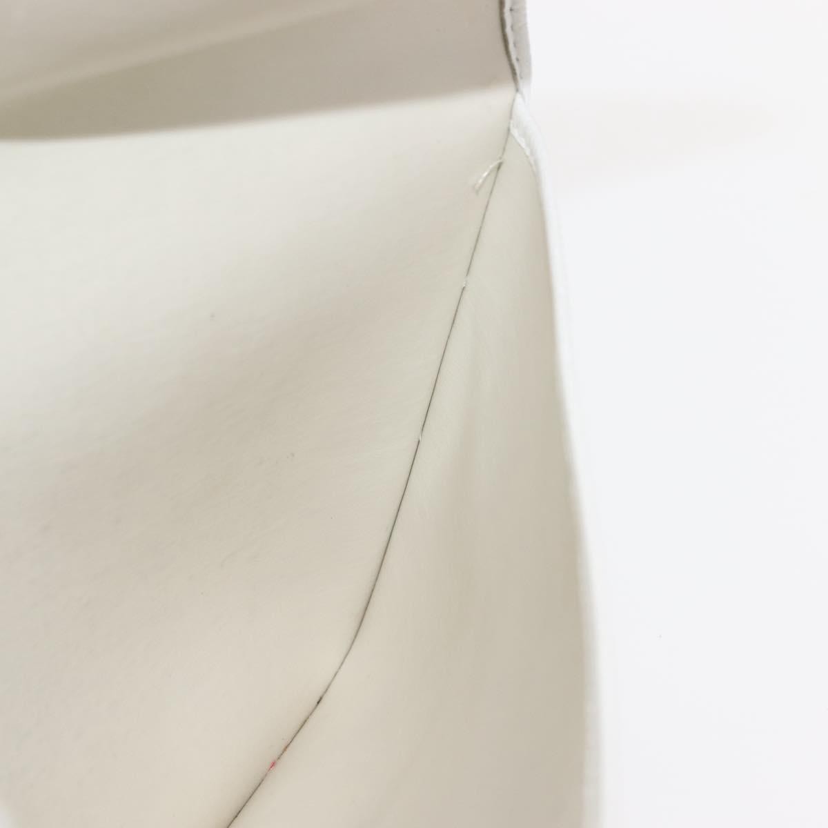 Christian Dior Vintage Honeycomb Clutch Canvas White Canvas Clutche & Pouche Bag (Pre-Owned)