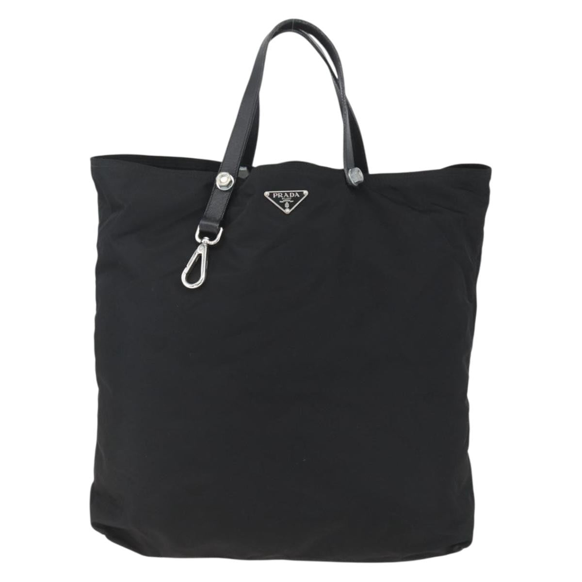 Prada Vintage Tote Tessuto Black Nylon Tote Bag Bag