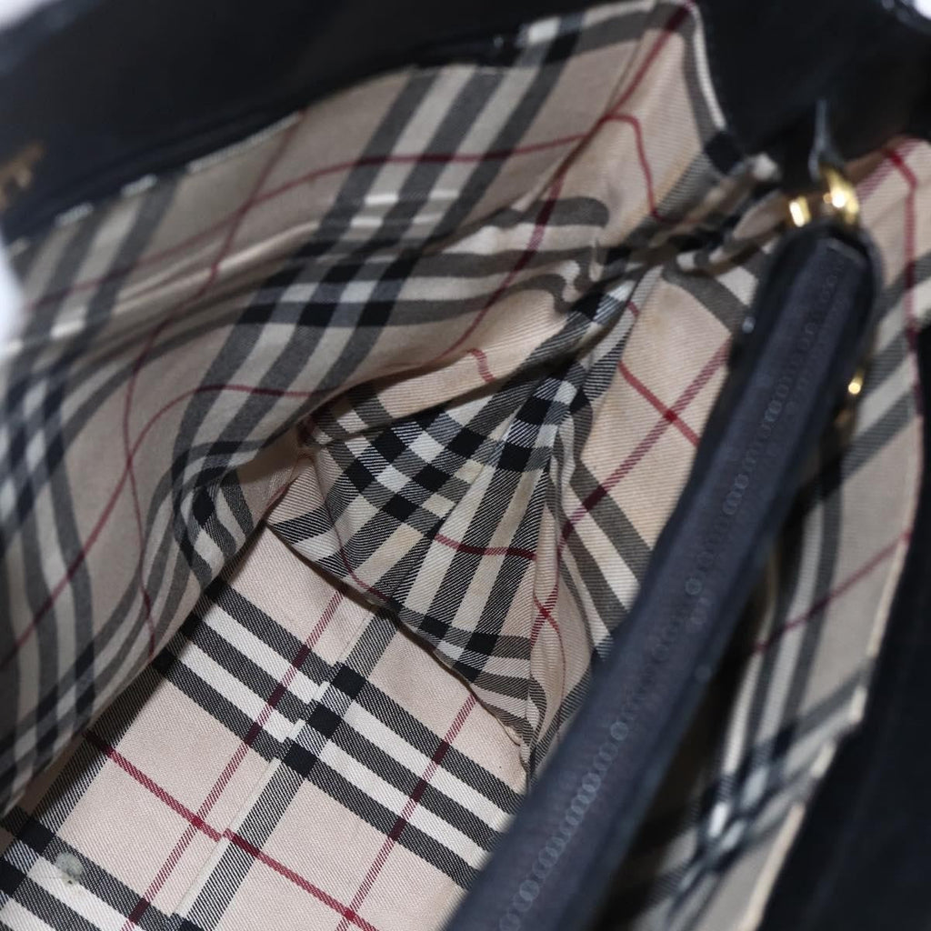 Burberry Vintage Tote Bag Leather Black Leather Tote Bag
