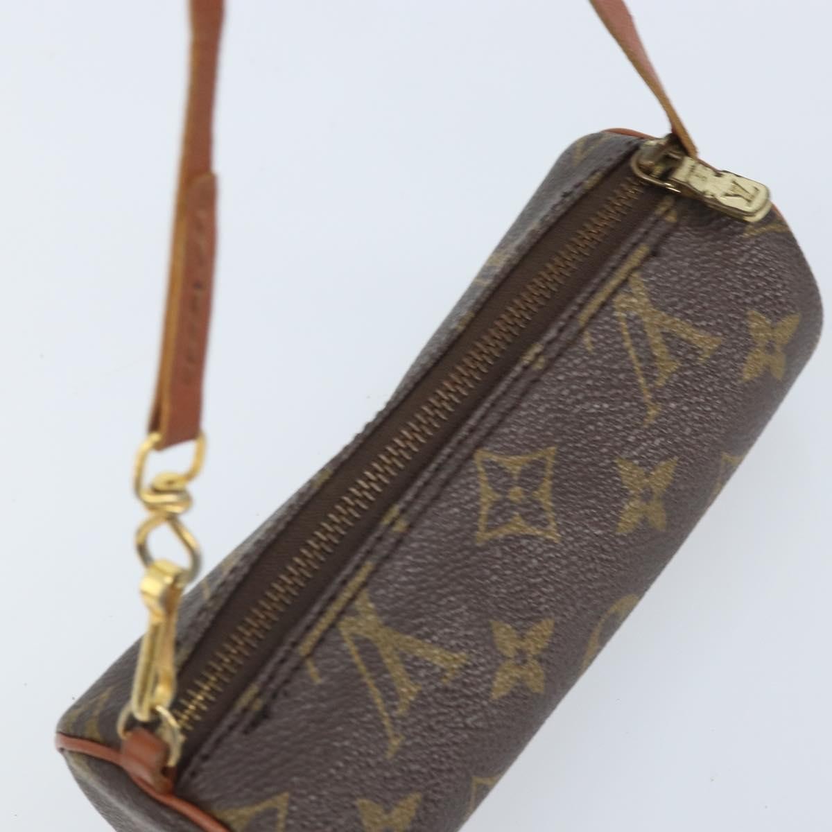 Louis Vuitton Papillon Pochette Monogram Canvas Brown Canvas Clutche & Pouche Bag