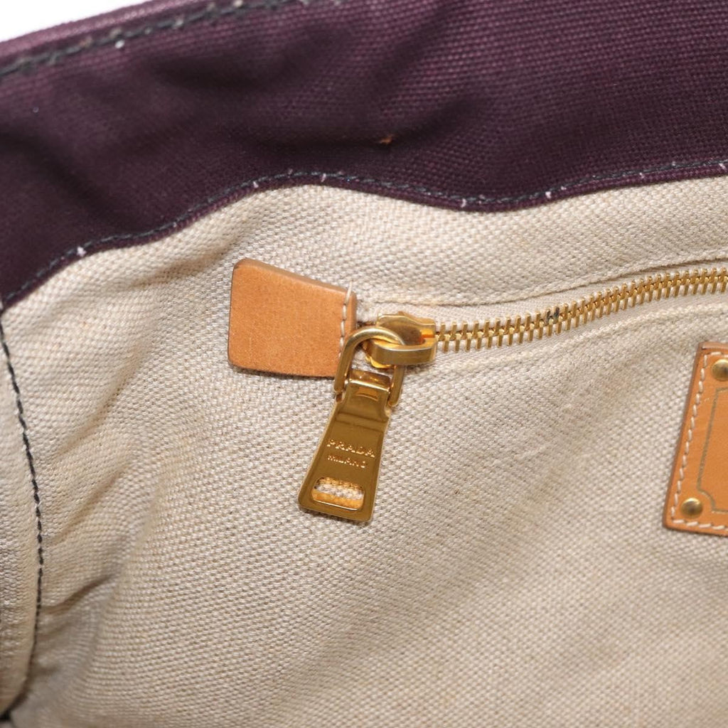 Prada Canapa Tote Canvas Pink Canvas Tote Bag Bag