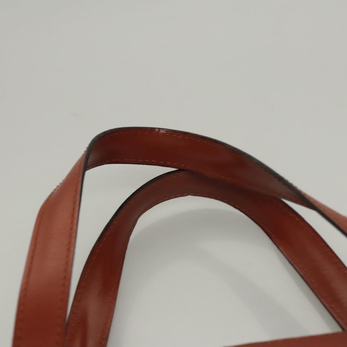 Louis Vuitton Saint Jacques Handbag Epi Leather Brown Leather Handbag
