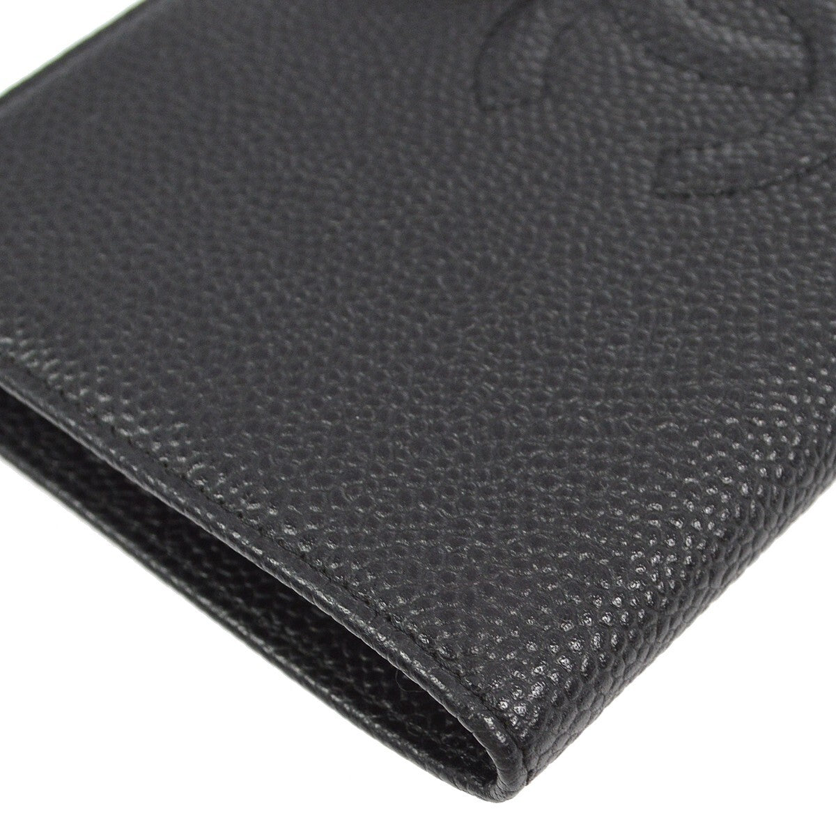 Chanel Timeless Cc French Wallet Caviar Black Leather Wallets Accessory