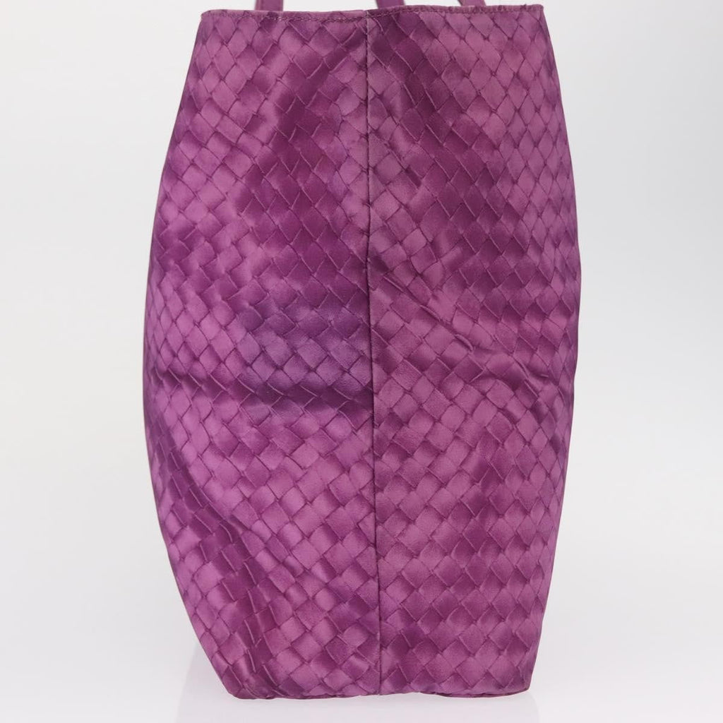 Bottega Veneta Intrecciolusion Tote Printed Nylon Purple Nylon Tote Bag Bag