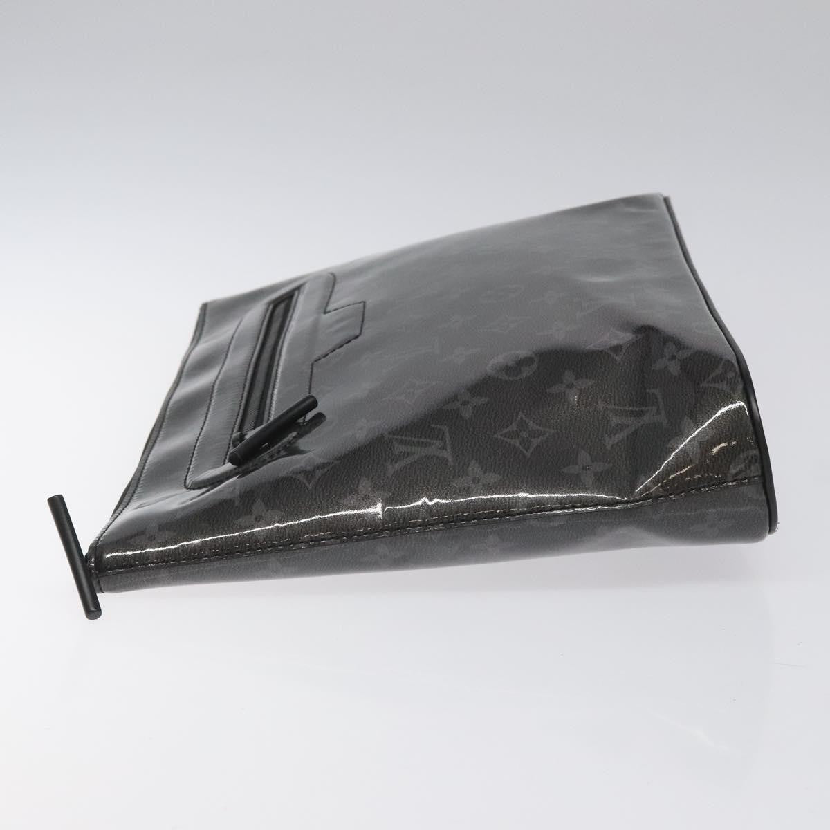 Louis Vuitton Pochette Cosmos Limited Edition Monogram Glaze Canvas Black Canvas Clutche & Pouche Bag