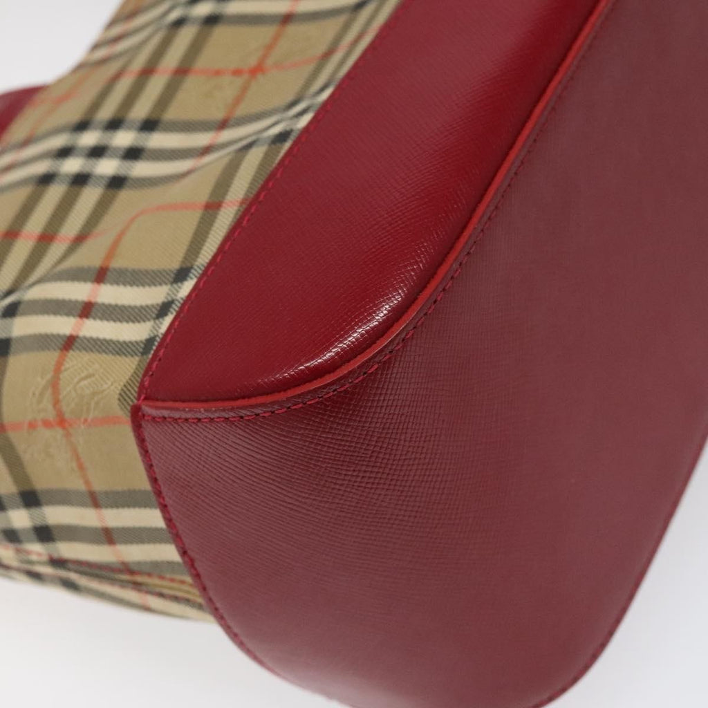 Burberry Nova Check Handbag Nova Check Canvas And Leather Beige Canvas Handbag