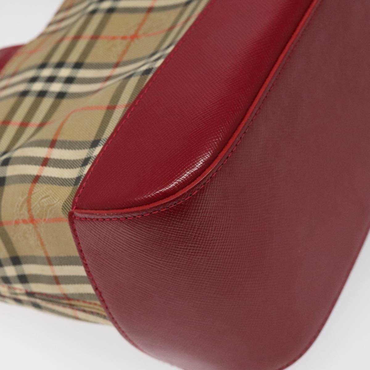 Burberry Nova Check Handbag Nova Check Canvas And Leather Beige Canvas Handbag