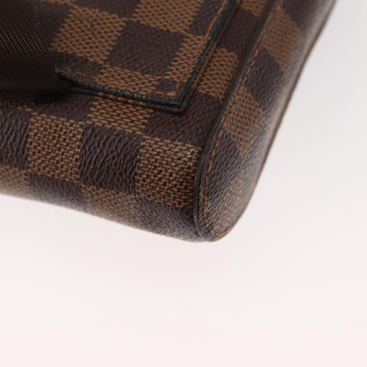 Louis Vuitton Geronimos Waist Bag Damier Brown Canvas Shoulder Bag