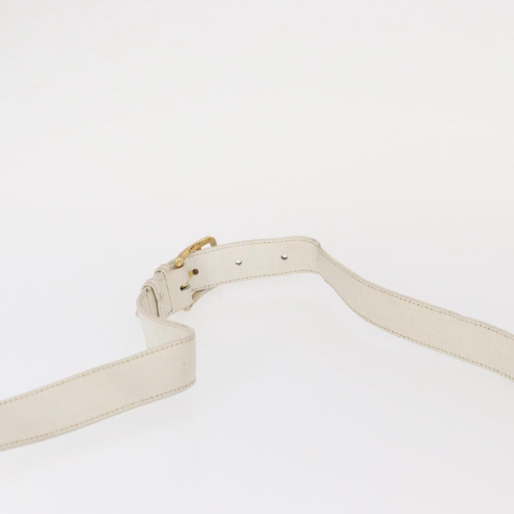 Celine Vintage Shoulder Bag Leather White Leather Shoulder Bag Bag
