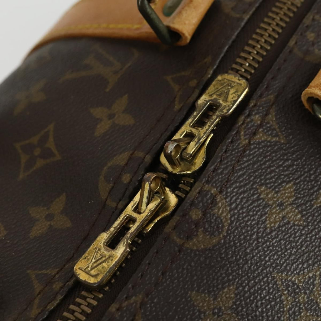 Louis Vuitton Keepall Bag Monogram Canvas Brown Canvas Travel Bag