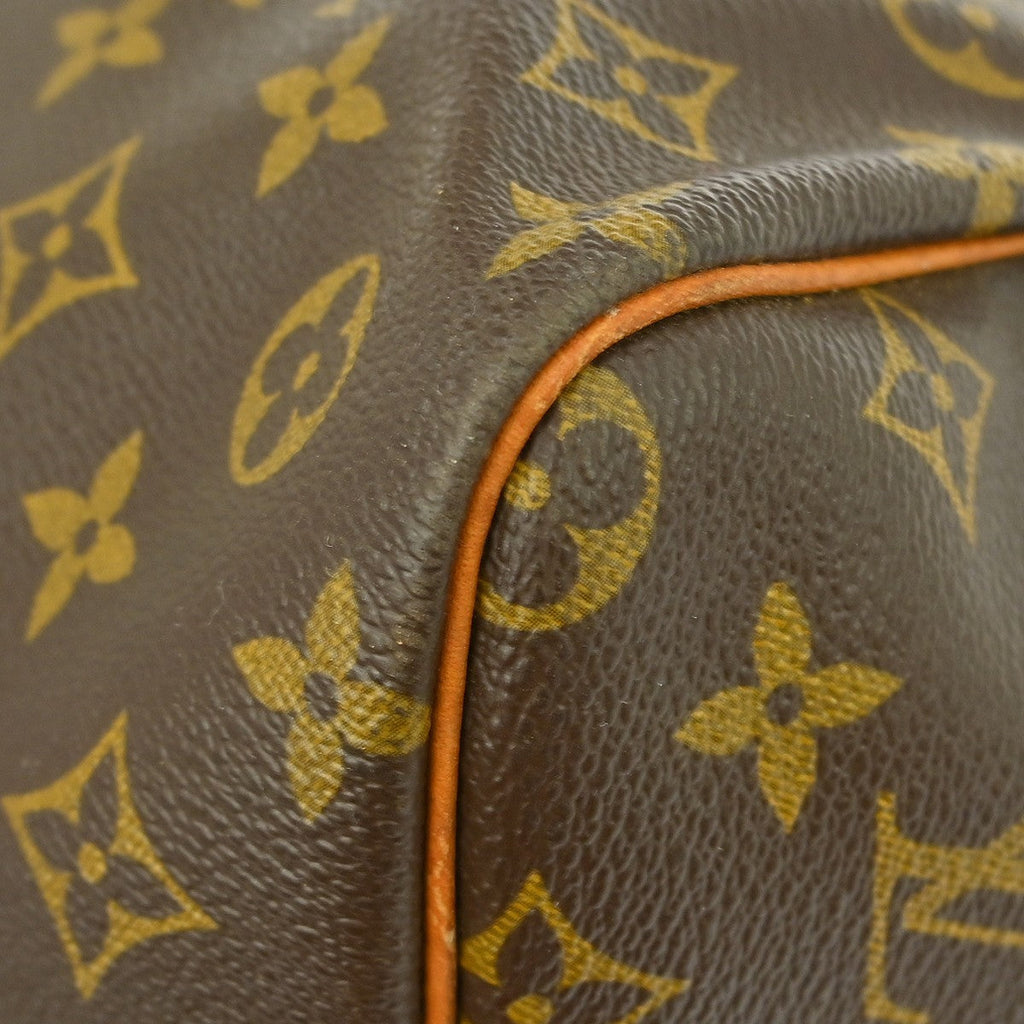 Louis Vuitton Keepall Bag Monogram Canvas Brown Canvas Travel Bag