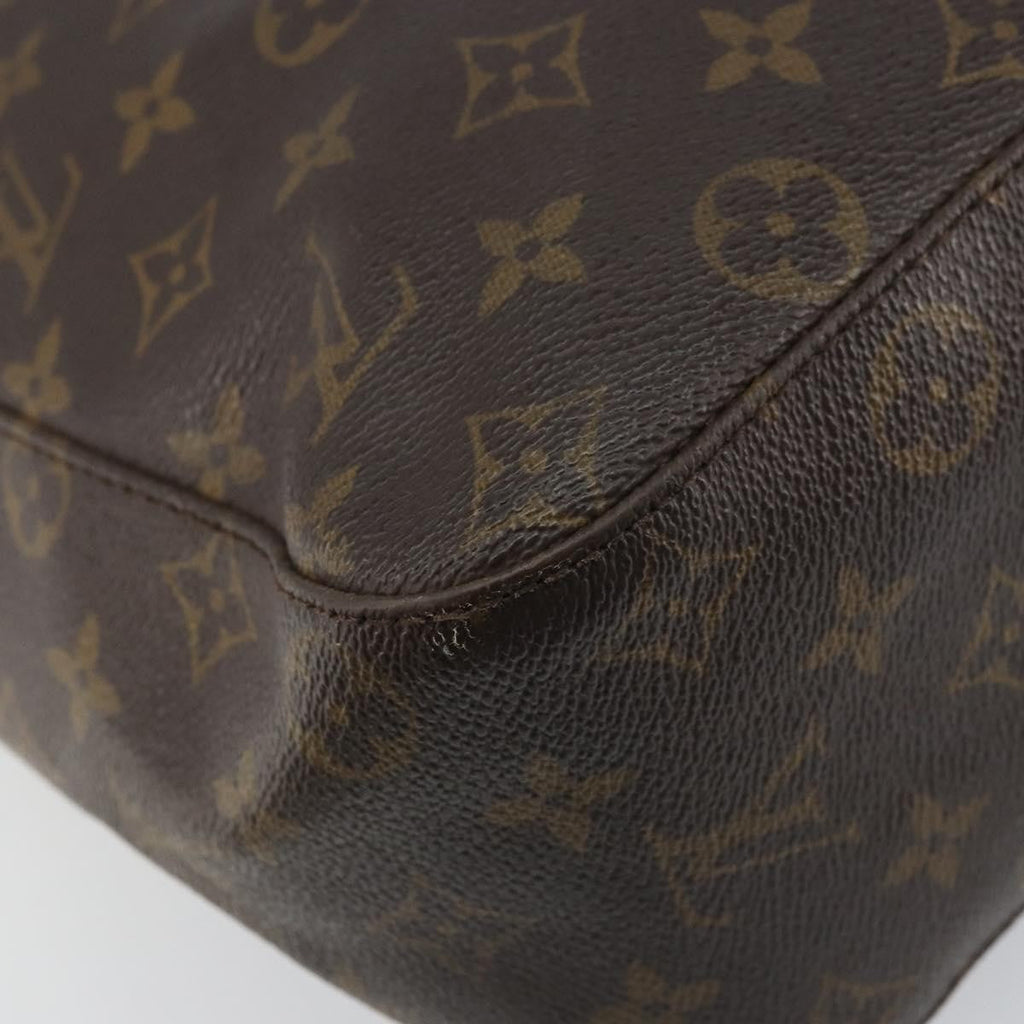 Louis Vuitton Monogram Looping Handbag Monogram Canvas Brown Canvas Shoulder Bag