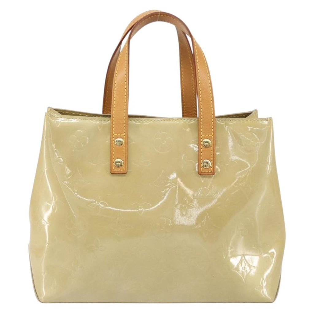 Louis Vuitton Reade Handbag Monogram Vernis Beige Patent_Leather Handbag