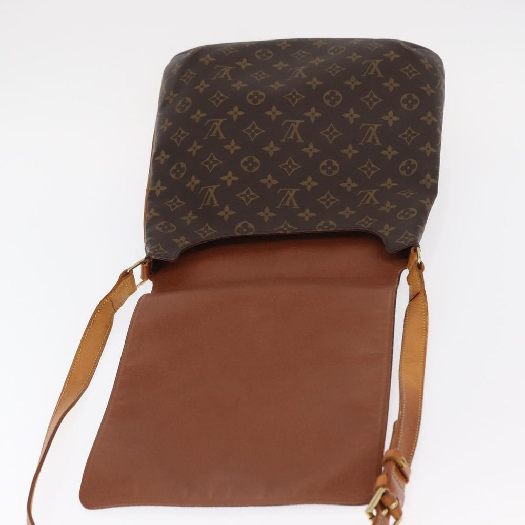 Louis Vuitton Musette Salsa Handbag Monogram Canvas Brown Canvas Shoulder Bag