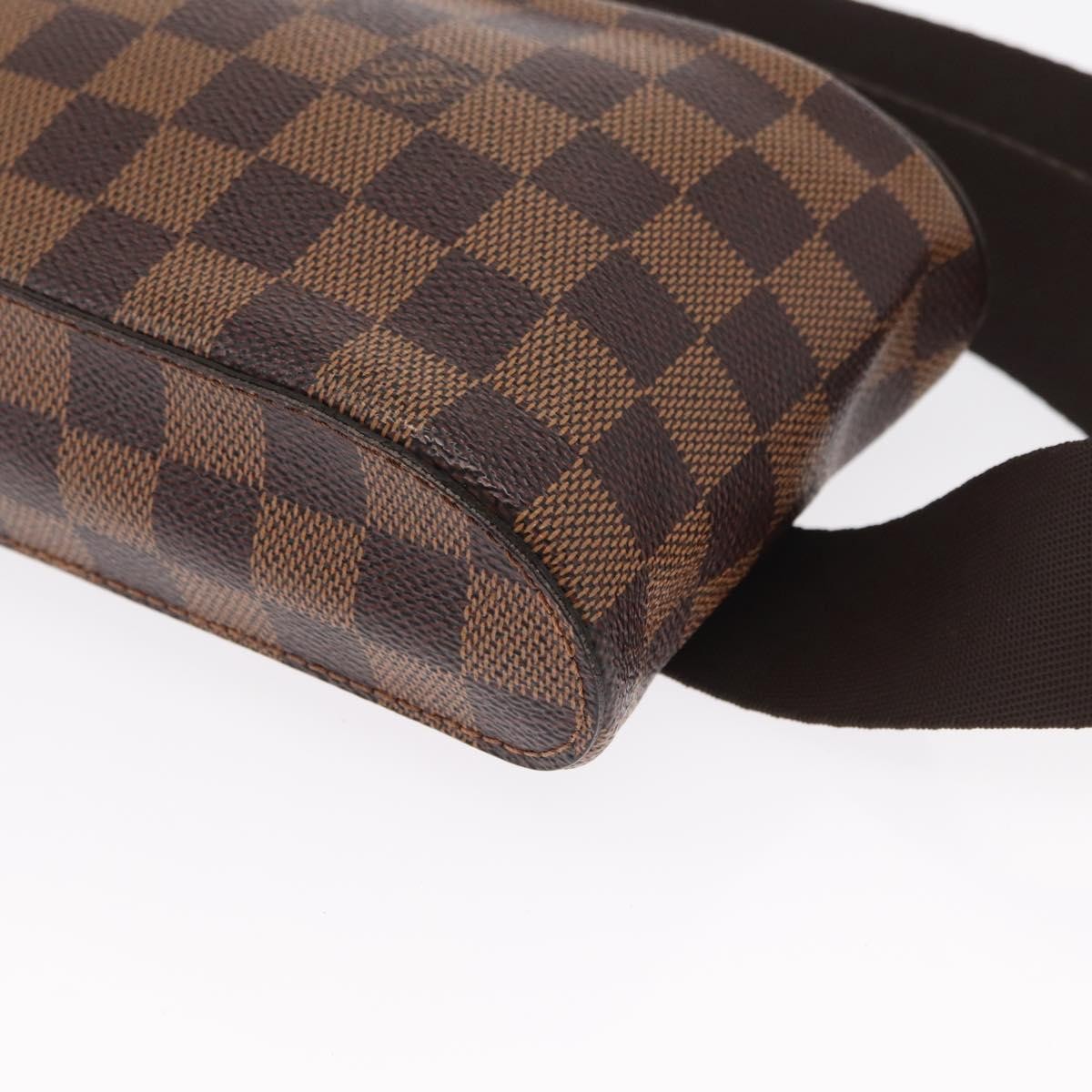 Louis Vuitton Geronimos Waist Bag Damier Brown Canvas Clutche & Pouche Bag